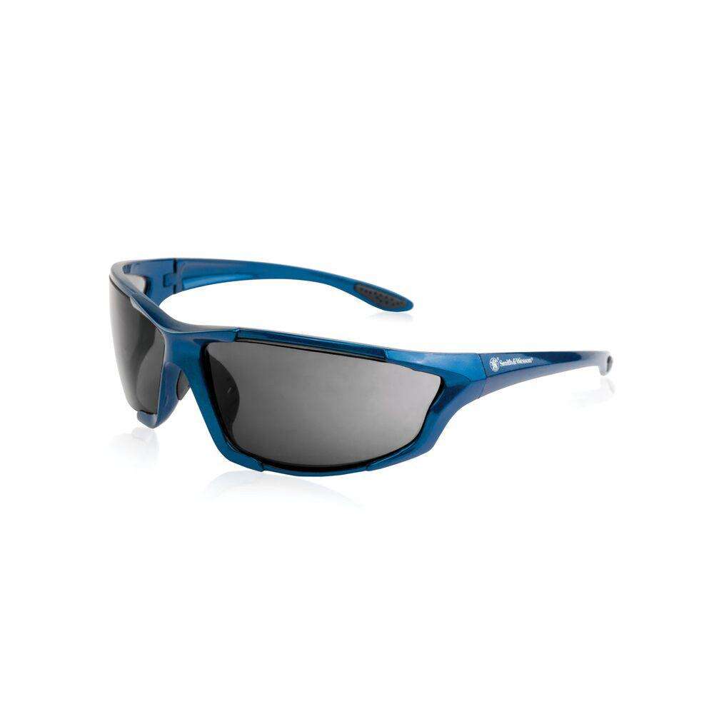 Safety Protection Smith&Wesson Ready Series Major Full Frame Shooting Glasses Blue/ Smoke Lens • Model: Ready Series